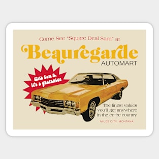 Beauregarde AutoMart - Willy Wonka and the Chocolate Factory homage Sticker